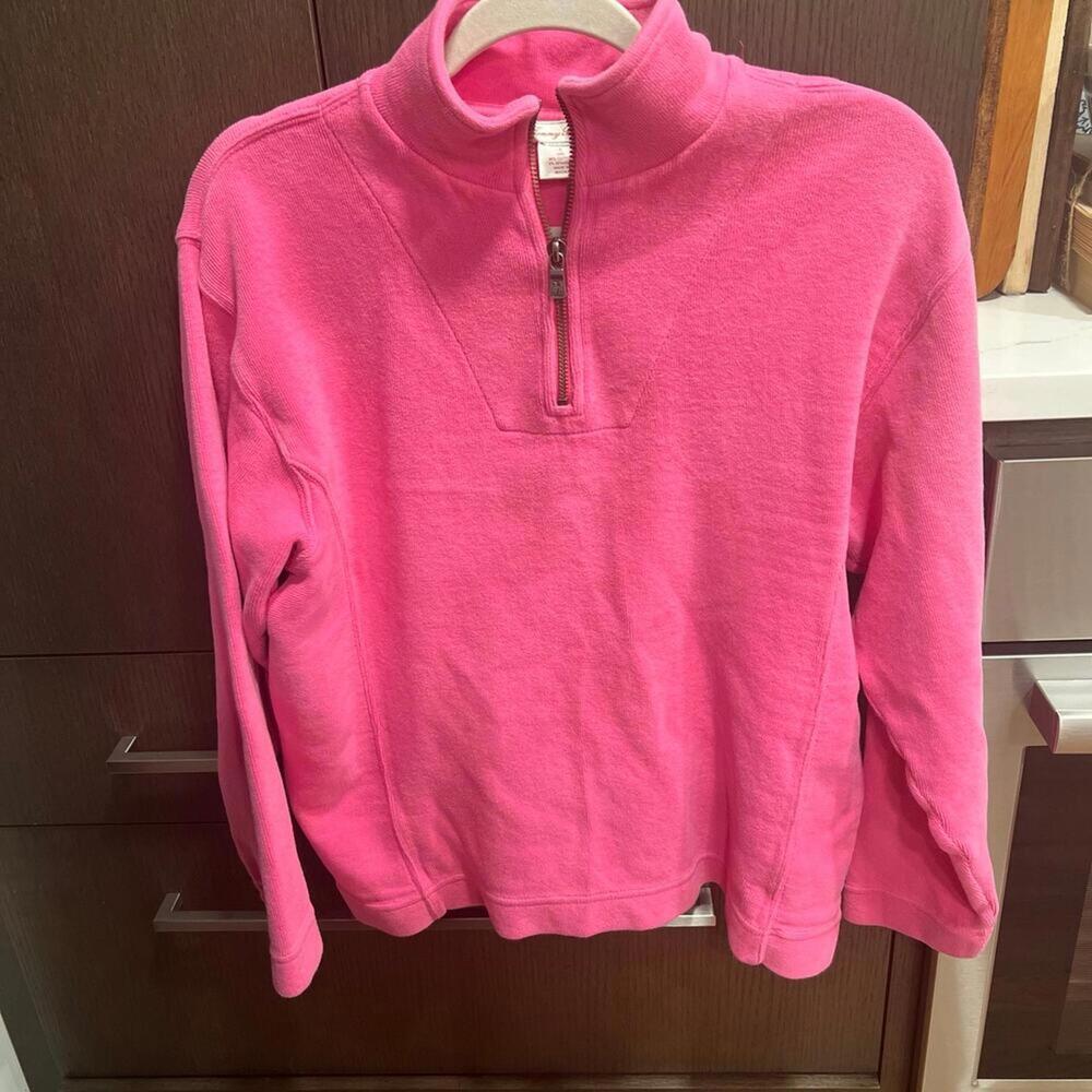Tommy Bahama‎ pink woman’s half zip sweater size small